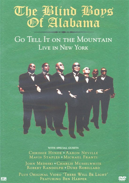 Cover for Blind Boys of Alabama · Go Tell It On The Mountain-Live In NY (NTSC-1,4) (DVD) (2020)
