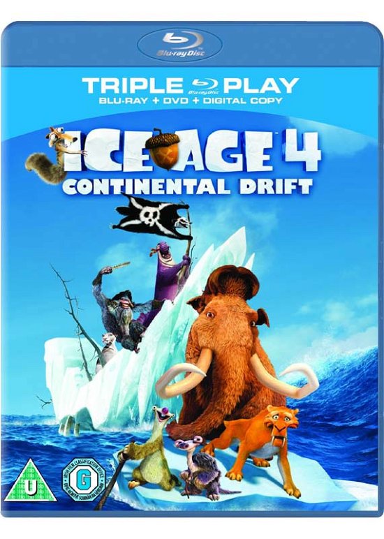 Cover for Ice Age 4: Continental Drift · Triple Play [Edizione: Regno Unito] (Blu-ray) (1901)