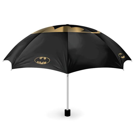 Gold Logo Umbrella - Batman - Merchandise - BATMAN - 5050293853772 - March 15, 2020
