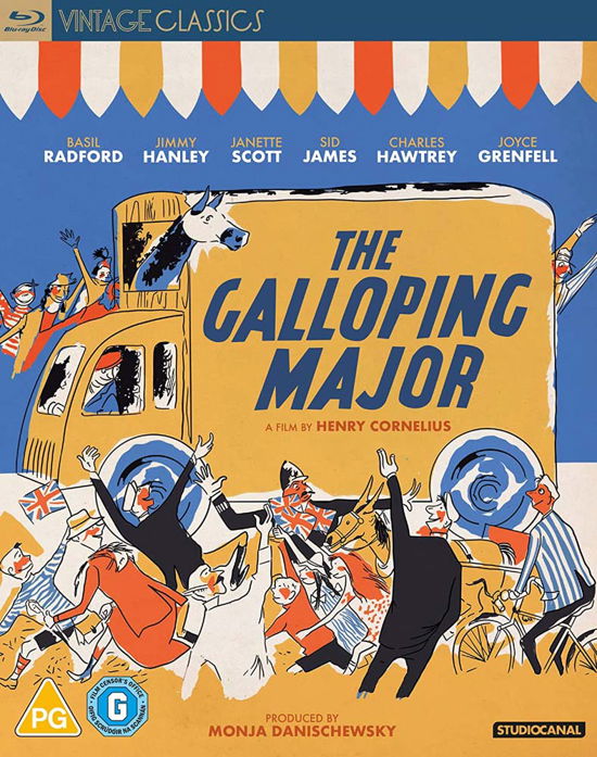 Cover for Henry Cornelius · The Galloping Major (Blu-ray) (2022)