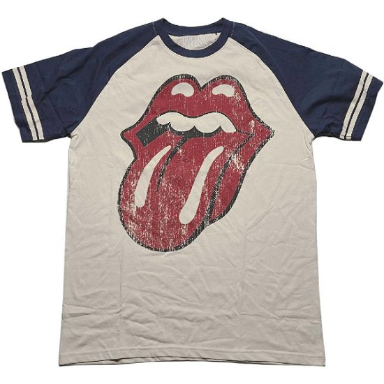 The Rolling Stones Unisex Raglan T-Shirt: Lick - The Rolling Stones - Merchandise -  - 5056561064772 - 