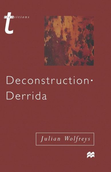 Cover for Julian Wolfreys · Deconstruction - Derrida (N/A) (1998)