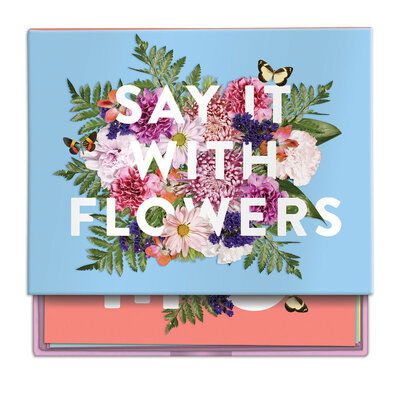 Cover for Galison · Say It With Flowers Greeting Assortment Notecard Box (Flashcards) (2020)