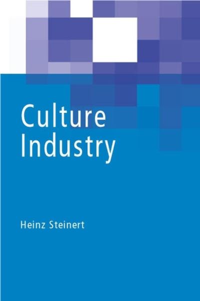 Cover for Steinert, Heinz (Johann-Wolfgang-Goethe University, Frankfurt) · Culture Industry (Taschenbuch) (2003)