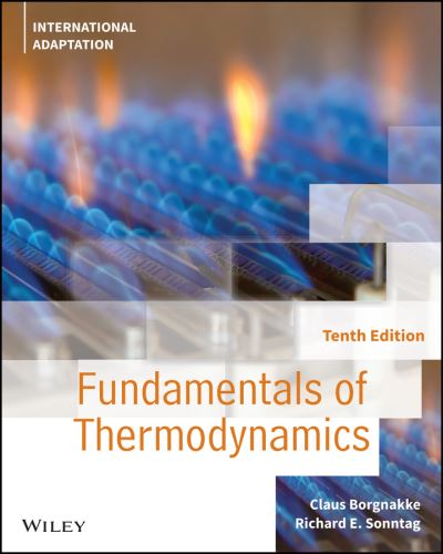 Cover for Borgnakke, Claus (University of Michigan) · Fundamentals of Thermodynamics, International Adaptation (Paperback Book) (2022)