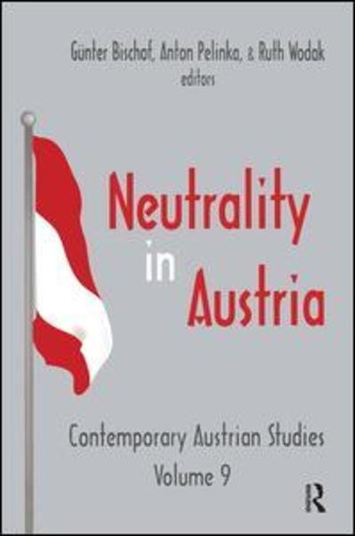 Cover for Anton Pelinka · Neutrality in Austria - Contemporary Austrian Studies (Gebundenes Buch) (2018)