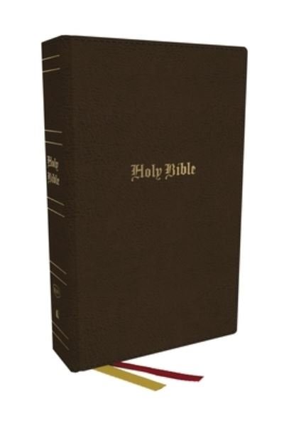 Cover for Thomas Nelson · KJV Holy Bible: Super Giant Print with 43,000 Cross References, Brown Bonded Leather, Red Letter, Comfort Print: King James Version (Lederbuch) (2023)