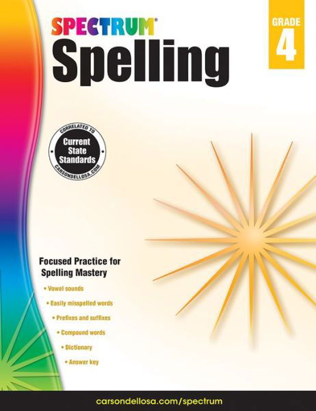 Spectrum Spelling Grade 4 - Spectrum - Bøger - Carson Dellosa - 9781483811772 - 15. august 2014