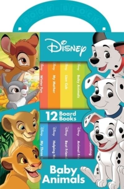 Cover for P I Kids · Disney Baby Animal Stories My First Library Box Set (Innbunden bok) (2024)