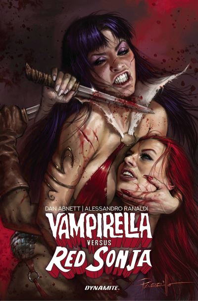 Cover for Dan Abnett · Vampirella Vs Red Sonja (Paperback Bog) (2024)