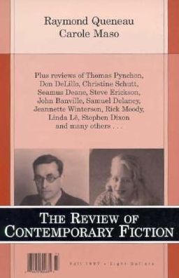 Raymond Queneau / Carole Maso, Vol. 17, No. 3 - Review of Contemporary Fiction - Raymond Queneau - Livres - Dalkey Archive Press - 9781564781772 - 13 novembre 1997