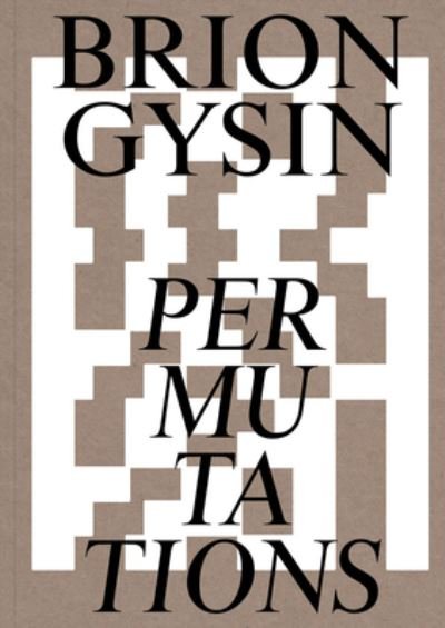 Cover for Brion Gysin · Permutations (Paperback Book) (2022)