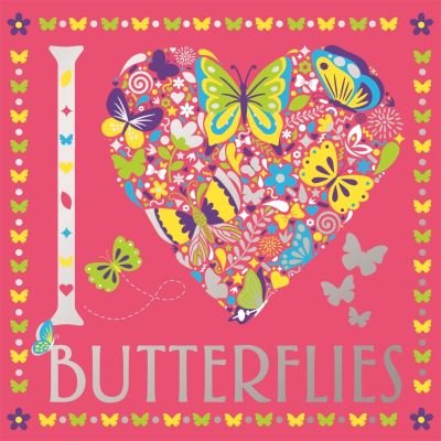 Cover for Felicity French · I Heart Butterflies - I Heart Pocket Colouring (Paperback Book) (2020)