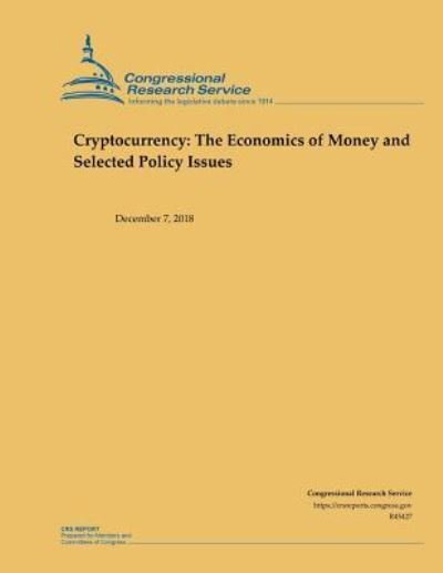Cover for Congressional Research Service · Cryptocurrency (Paperback Book) (2019)