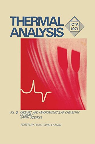 Cover for Wiedemann · Thermal Analysis: Volume 3: Organic and Macromolecular Chemistry, Ceramics, Earth Science (Paperback Book) [Softcover reprint of the original 1st ed. 1972 edition] (2014)