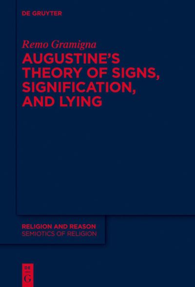 Cover for Gramigna · Augustine and the Study of Sig (Book) (2020)