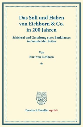 Cover for Eichborn · Das Soll und Haben von Eichbor (Bok) (2013)