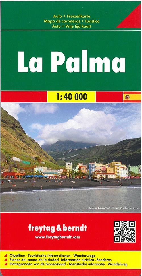 Cover for Freytag &amp; Berndt · Freytag &amp; Berndt Road + Leisure Map: La Palma (Hardcover bog) (2017)