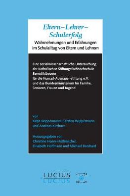 Cover for Wippermann · Eltern - Lehrer - Schulerfol (Book) (2013)