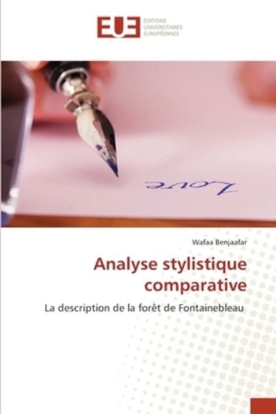 Cover for Wafaa Benjaafar · Analyse stylistique comparative (Paperback Bog) (2020)