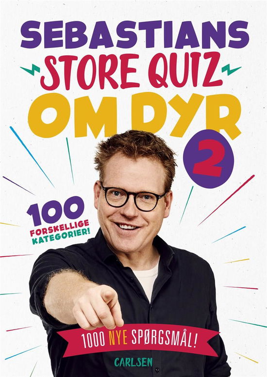 Cover for Sebastian Klein · Sebastians store quiz om dyr 2 (Innbunden bok) [1. utgave] (2020)