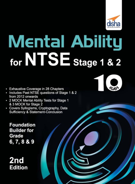 Cover for Disha Experts · Mental Ability for Ntse &amp; Olympiad Exams for Class 10 (Quick Start for Class 6, 7, 8, &amp; 9) (Paperback Book) (2018)