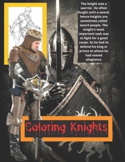 Cover for Ra Mi · Coloring Knights (Pocketbok) (2020)