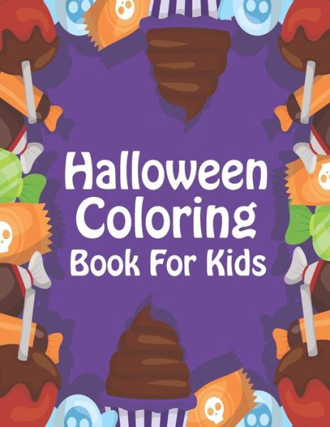 Cover for The Universal Book House · Halloween Coloring Book For Kids (Paperback Book) (2020)