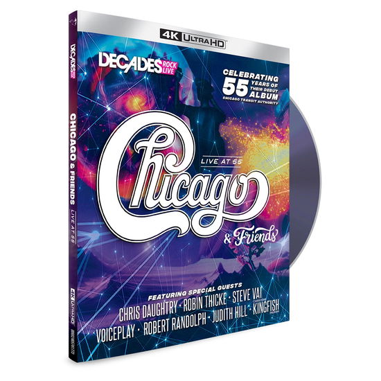 Cover for Chicago · Live at 55 (4K Ultra HD) (2024)