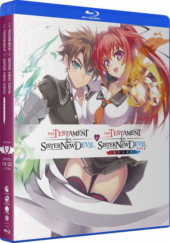 Cover for Blu-ray · Testament of Sister New Devil: Season 1 &amp; 2 (Blu-ray) (2019)