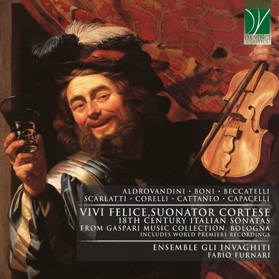 Cover for Ensemble Gli Invaghiti · Vivi Felice, Suonator Cortese-18th Century Italian Sonatas From Gaspari Music (CD) (2022)