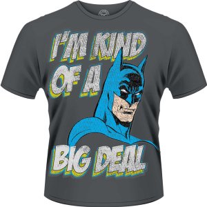 Cover for Batman · Big Deal Grey (T-shirt) [size L] (2013)