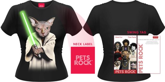 Pets Rock-master Cat - T-shirt - Fanituote - MERCHANDISE - 0803341406773 - keskiviikko 29. lokakuuta 2014