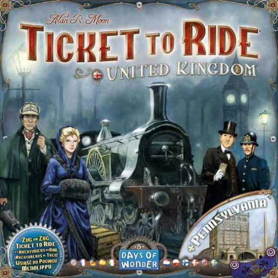 Ticket to Ride  United Kingdom - Ticket to Ride  United Kingdom - Produtos - Days Of Wonder - 0824968817773 - 16 de outubro de 2015