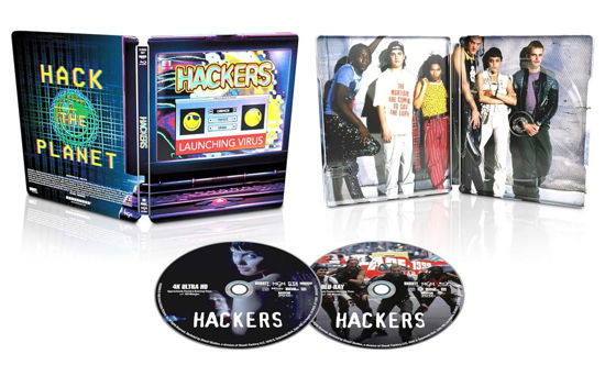 Hackers (Limited Edition Steelbook) - 4k Ultra Hd - Elokuva - THRILLER - 0826663246773 - tiistai 6. elokuuta 2024