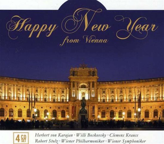 Cover for Various Artists / karajan / stolz / krauss/+ · Happy New Year from Vienna (CD) (2016)