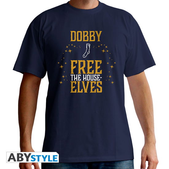 HARRY POTTER - Tshirt Dobby man SS blue - basic - T-Shirt Männer - Merchandise - ABYstyle - 3665361034773 - February 7, 2019