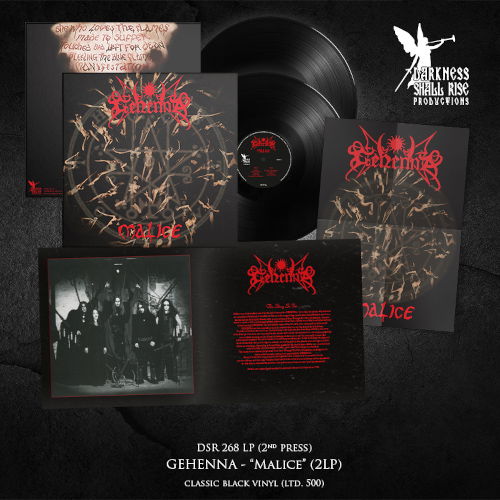 Cover for Gehenna · Malice (Our Third Spell) (2 LP Black Vinyl) (LP) (2025)