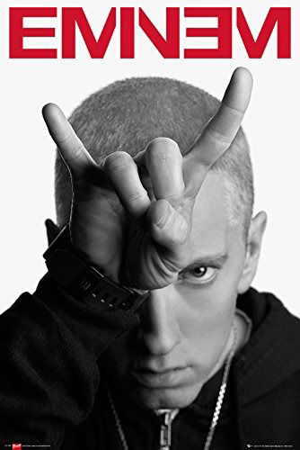 EMINEM  - Poster Horns (91.5x61) - Großes Poster - Koopwaar - Gb Eye - 5028486248773 - 7 februari 2019