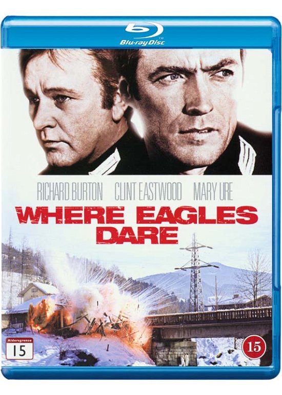 Where Eagles Dare - Clint Eastwood / Richard Burton / Mary Ure - Elokuva - Warner Home Video - 5051895060773 - keskiviikko 6. tammikuuta 2010