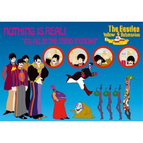 Cover for The Beatles · The Beatles Postcard: Nothing is Real Characters (Standard) (Postcard)