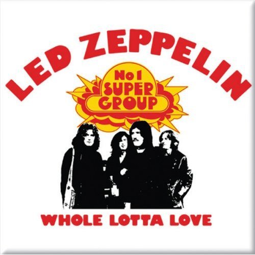 Led Zeppelin Fridge Magnet: Whole Lotta Love - Led Zeppelin - Mercancía - Ambrosiana - 5055295336773 - 29 de abril de 2014