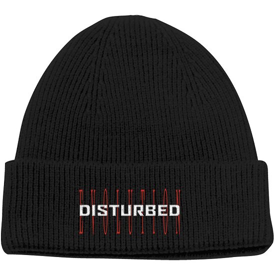 Cover for Disturbed · Disturbed Unisex Beanie Hat: Evolution (Kläder) [Black - Unisex edition]