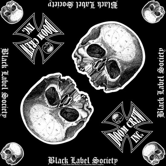 Black Label Society Unisex Bandana: Doom Crew - Black Label Society - Merchandise -  - 5056365724773 - 