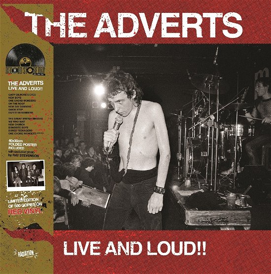 Cover for Adverts / Ruts · Live &amp; Loud (LP) (2023)