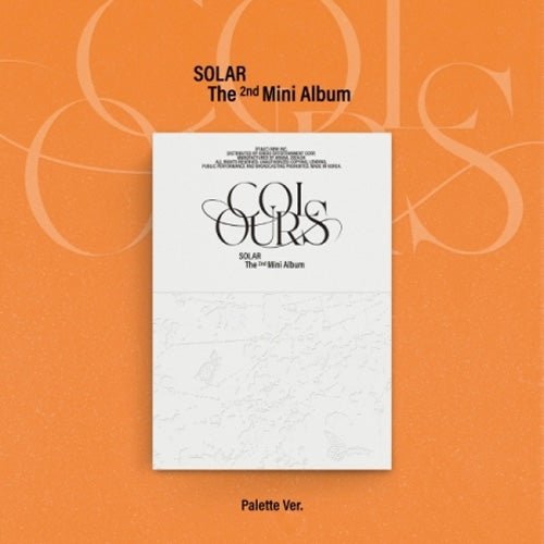 Cover for Solar (MAMAMOO) · Colours (CD/Merch) [Palette edition] (2024)