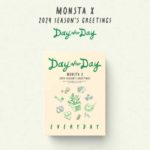 2024 Season's Greetings - Day After Day - Monsta X - Produtos - STARSHIP ENT. - 8809966900773 - 5 de janeiro de 2024