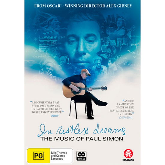 In Restless Dreams: the Music of Paul Simon - Simon, Paul, Brickell, Edie, Fisher, Carrie, Garfunkel, Art, Gibney, Alex - Movies - MADMAN ENTERTAINMENT - 9322225253773 - August 6, 2024