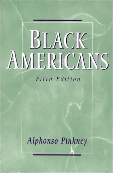 Cover for Alphonso Pinkney · Black Americans (Paperback Bog) (1999)