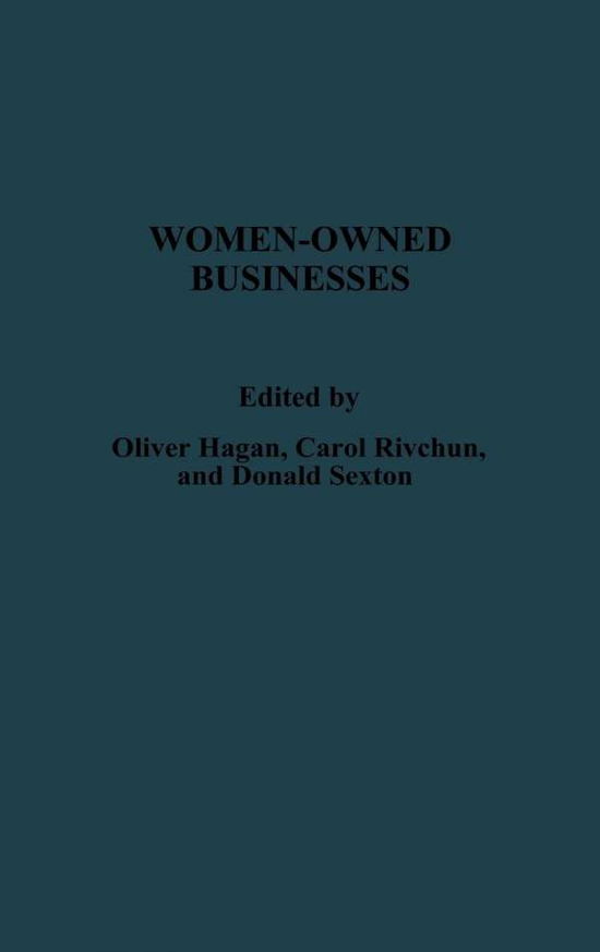 Cover for Oliver Hagan · Women-Owned Businesses (Hardcover Book) (1989)
